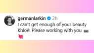 Fan reaction (Image via Instagram/@khloekardashian)